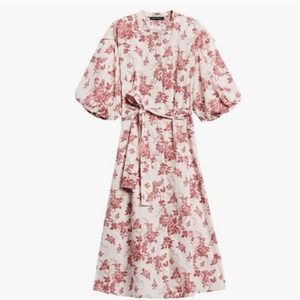 NWOT Banana Republic Poplin Sleeve Shirt Dress